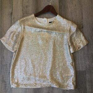 Rag & bone sparkly shimmer disco blouse